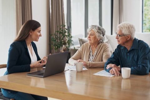 retirement planning with an advisor